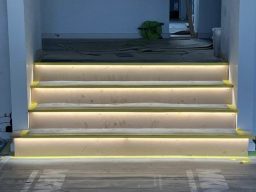 LED under lit stairs 